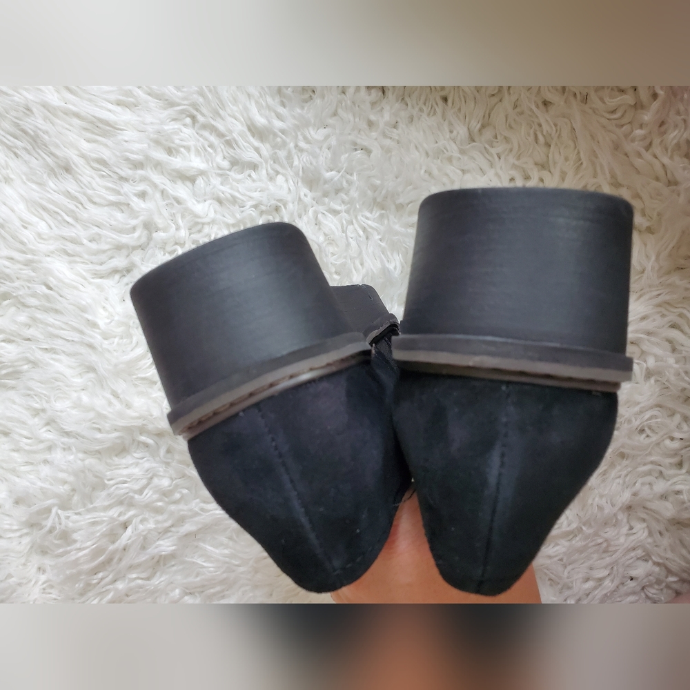 Clarks Airabell Mid Black Suede Women's Wedge Loafers - Size 8.5 - Picture 2 of 11